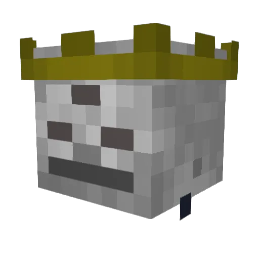 ElReyCyrus Minecraft avatar head, 3D render