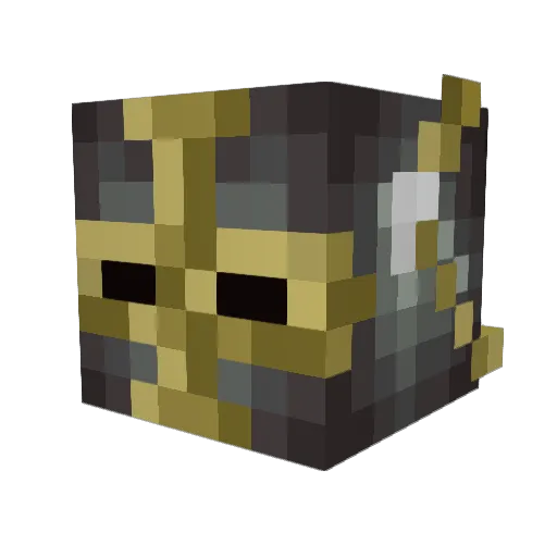 ElReyDaniel Minecraft avatar head, 3D render