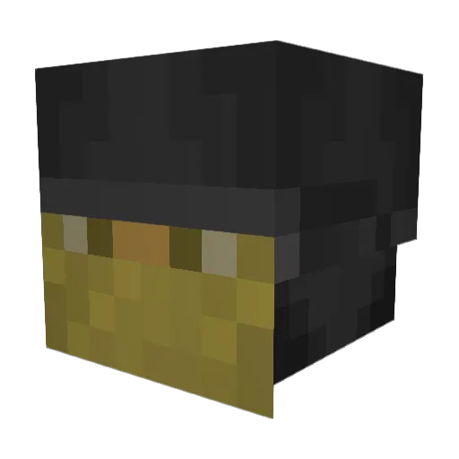 ElRicardoMc Minecraft avatar head, 3D render