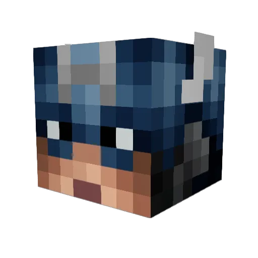 ElRickyZM Minecraft avatar head, 3D render