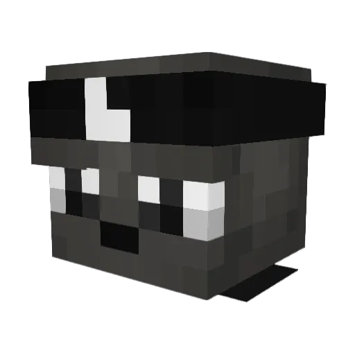 ElRusher_X Minecraft avatar head, 3D render
