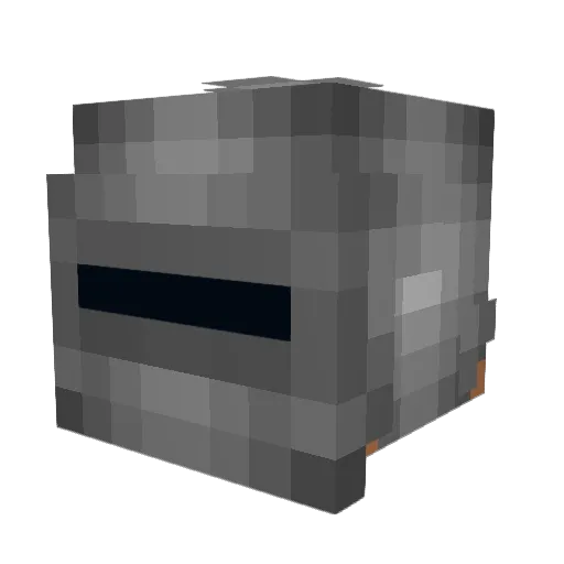 ElSalvador Minecraft avatar head, 3D render