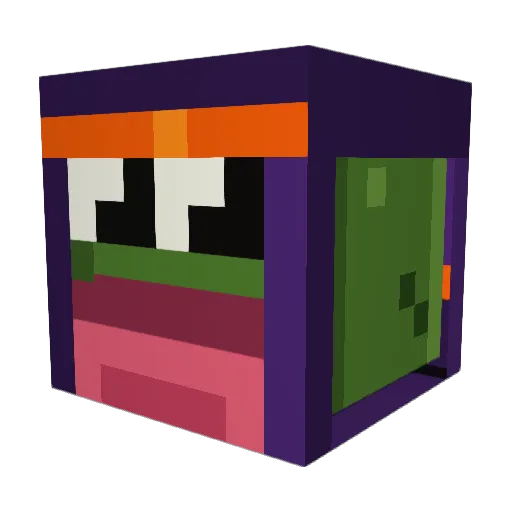 ElSapoCuliao Minecraft avatar head, 3D render