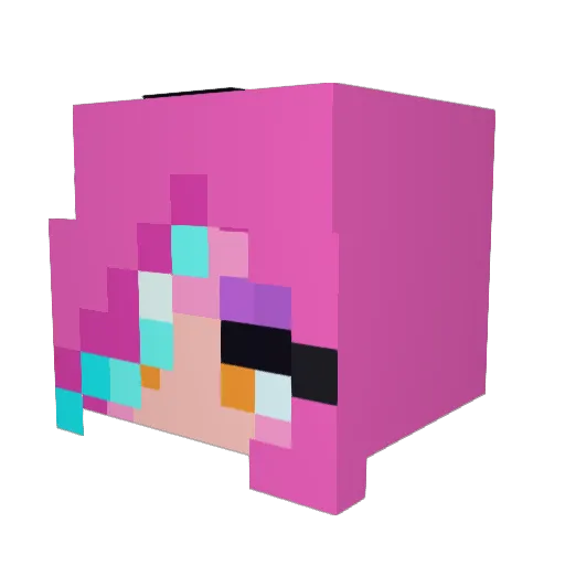 ElSeano14 Minecraft avatar head, 3D render