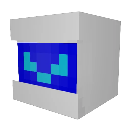 ElSebasss Minecraft avatar head, 3D render