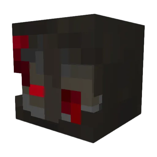 ElSharTheThird Minecraft avatar head, 3D render