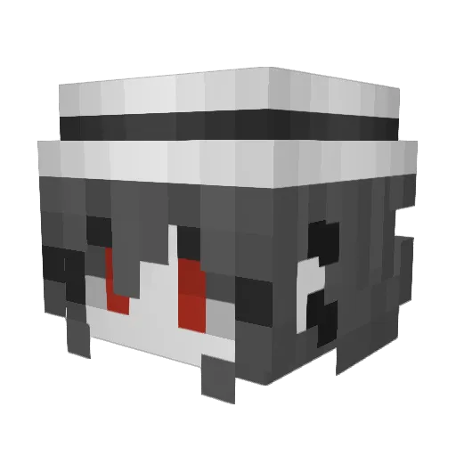 ElSkorpo Minecraft avatar head, 3D render