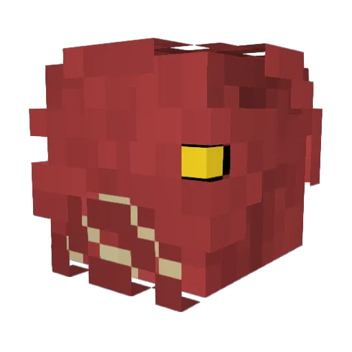 ElSrTachi Minecraft avatar head, 3D render