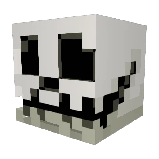 ElTomo_ Minecraft avatar head, 3D render