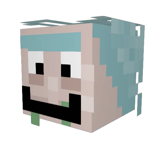 ElToroLoco__ Minecraft avatar head, 3D render