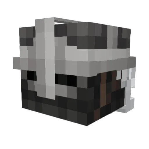 ElToubi Minecraft avatar head, 3D render