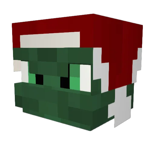 ElTrapoGG Minecraft avatar head, 3D render