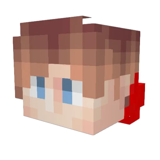 ElTurko1907 Minecraft avatar head, 3D render