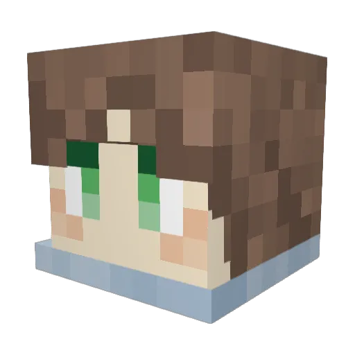 ElVaronTori Minecraft avatar head, 3D render