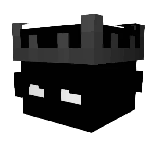ElYanOG Minecraft avatar head, 3D render