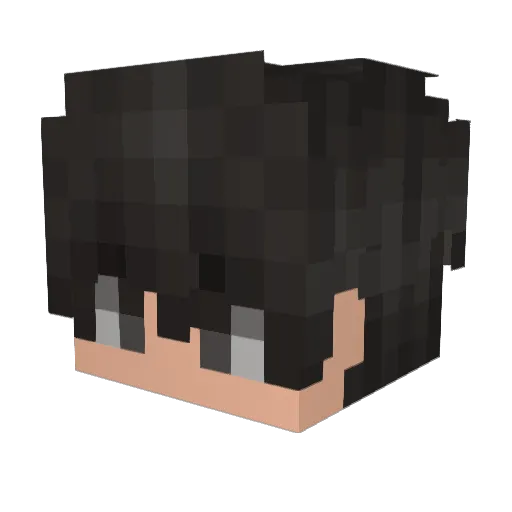 ElYisus_GOD Minecraft avatar head, 3D render