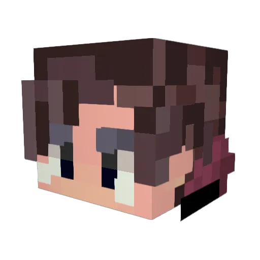 ElYiyoxd06 Minecraft avatar head, 3D render