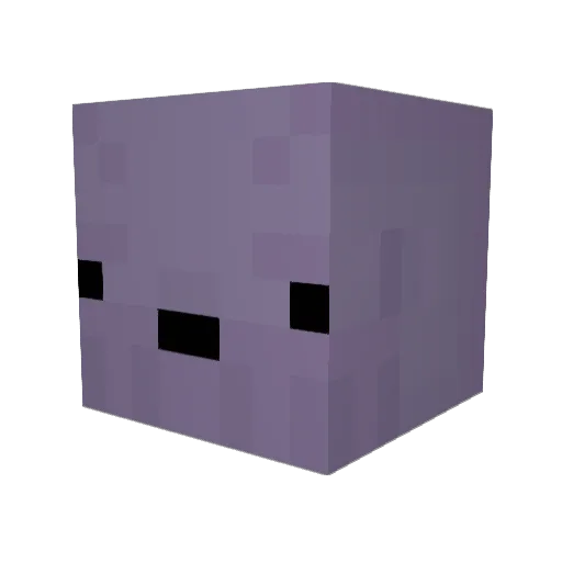 ElZero Minecraft avatar head, 3D render