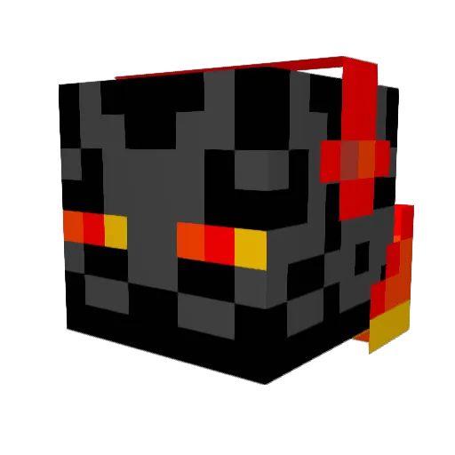 ElZeta13 Minecraft avatar head, 3D render