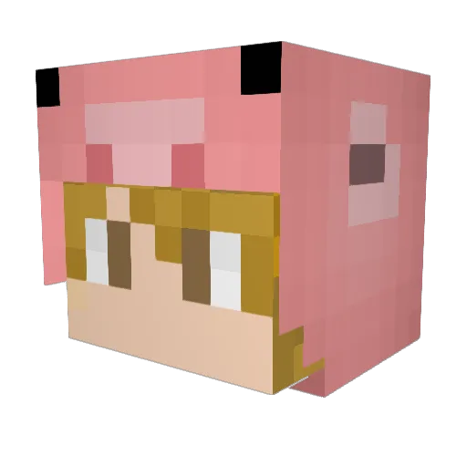 ElZolloAlt Minecraft avatar head, 3D render