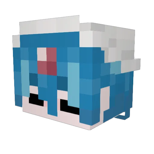 El_Abo Minecraft avatar head, 3D render