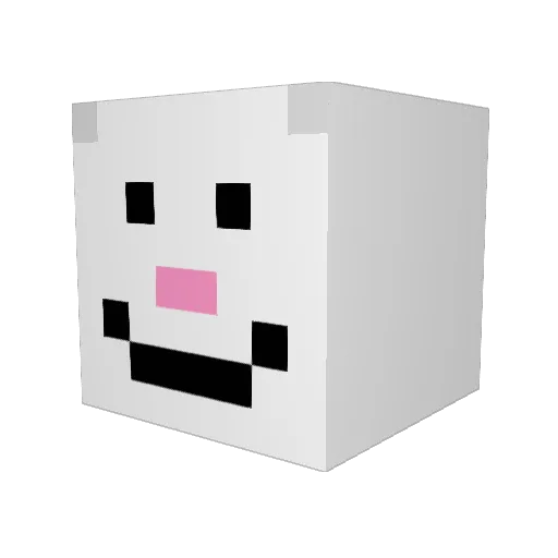 El_Biel Minecraft avatar head, 3D render