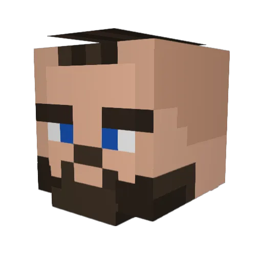 El_Chappo_6969 Minecraft avatar head, 3D render