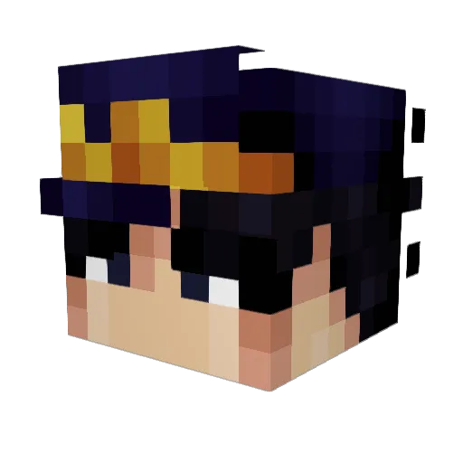 El_Daggy Minecraft avatar head, 3D render