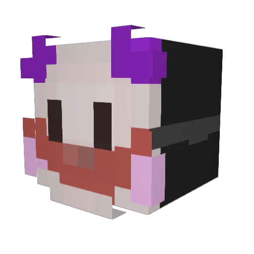 El_DaniL Minecraft avatar head, 3D render