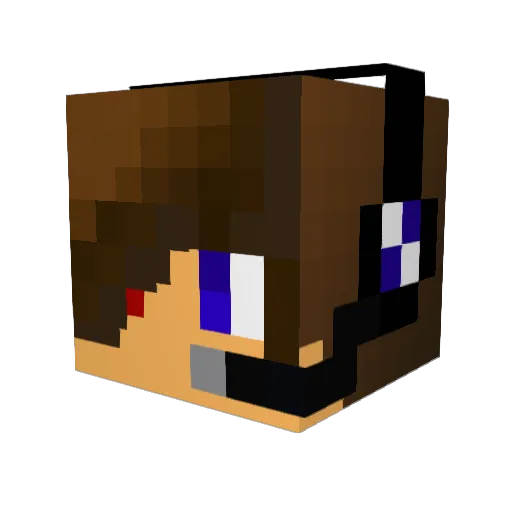 El_Dano35 Minecraft avatar head, 3D render