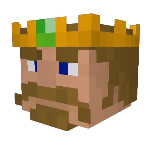 El_Dondre Minecraft avatar head, 3D render
