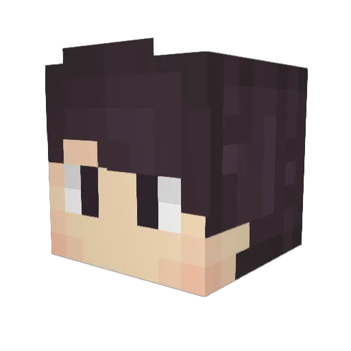 El_Emin Minecraft avatar head, 3D render