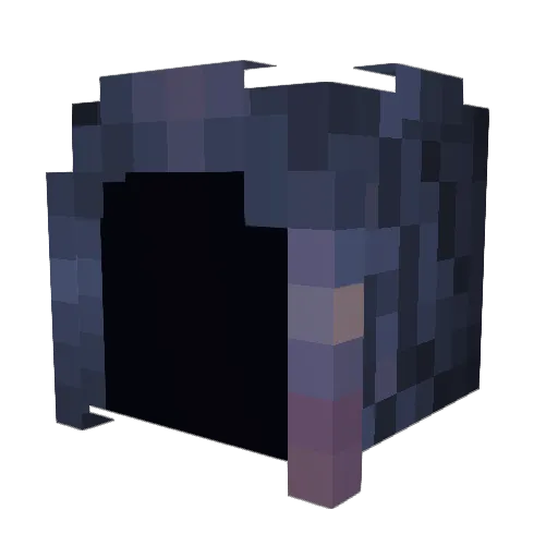 El_FEM Minecraft avatar head, 3D render