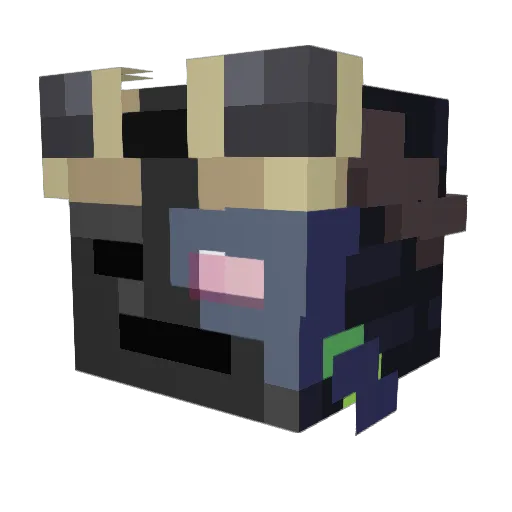 El_Feleee Minecraft avatar head, 3D render