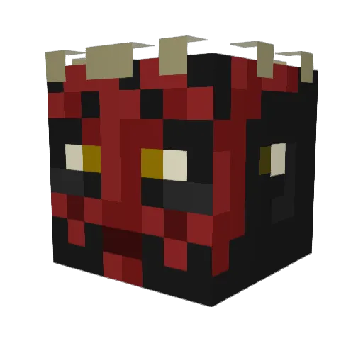El_Guap080 Minecraft avatar head, 3D render