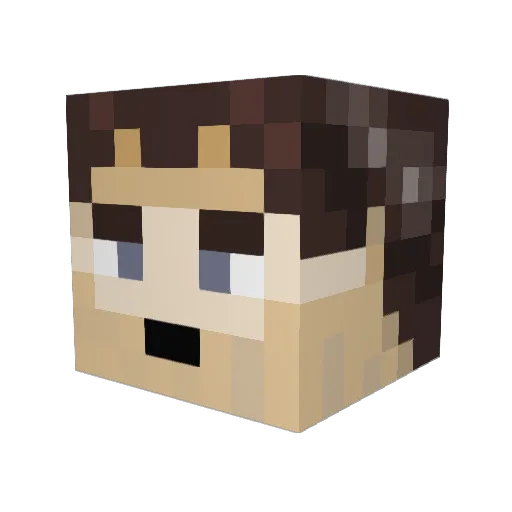 El_Jeikim Minecraft avatar head, 3D render