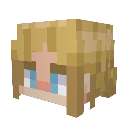 El_Margoulin Minecraft avatar head, 3D render