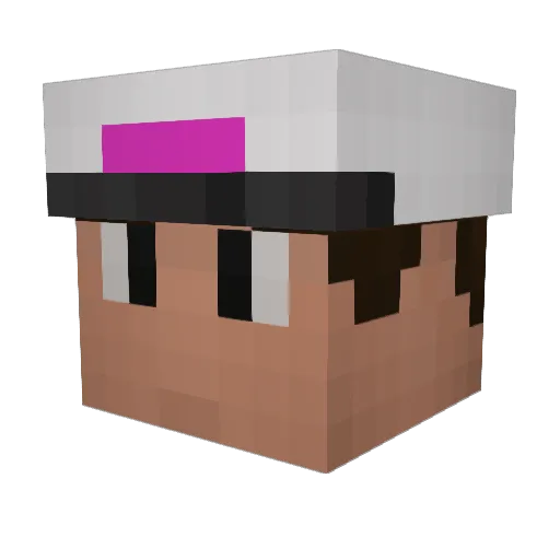 El_Mr_Lechero Minecraft avatar head, 3D render