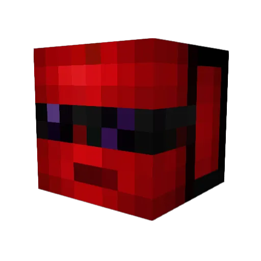 El_Peperi Minecraft avatar head, 3D render