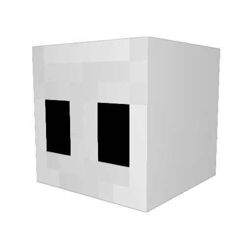 El_Raton15 Minecraft avatar head, 3D render
