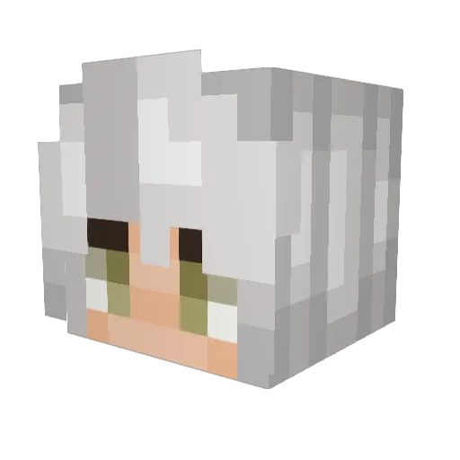 El_TioZenin Minecraft avatar head, 3D render