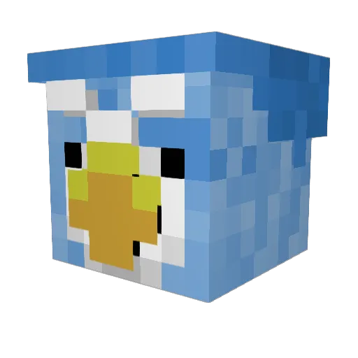 El_Twister0 Minecraft avatar head, 3D render