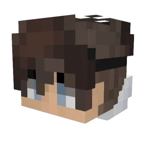El_Ziad Minecraft avatar head, 3D render