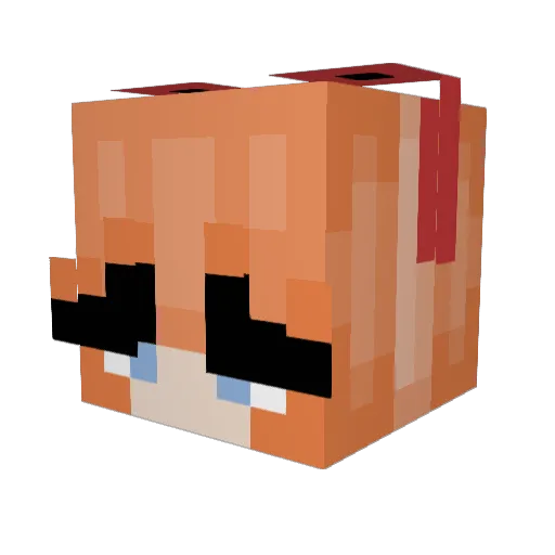 El_bro_xx Minecraft avatar head, 3D render