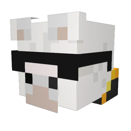 El_llamas_342 Minecraft avatar head, 3D render