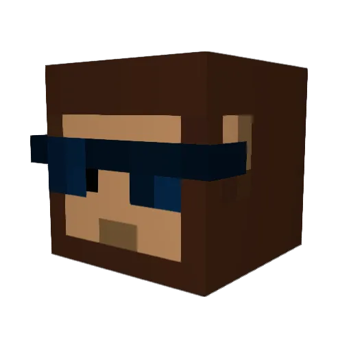 El_mono2 Minecraft avatar head, 3D render