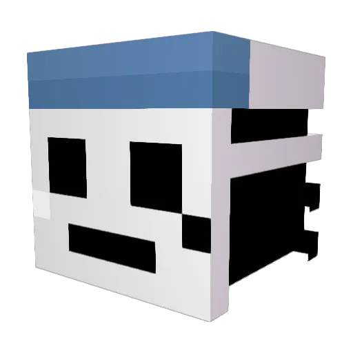 El_polilla Minecraft avatar head, 3D render