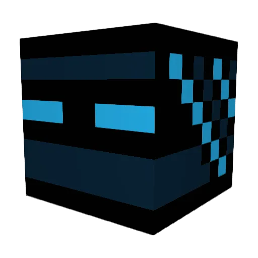 Eladror Minecraft avatar head, 3D render