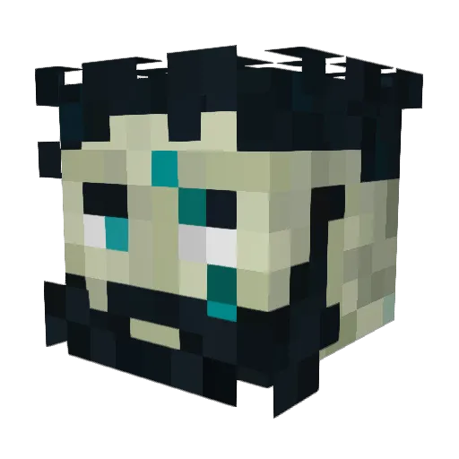 Elaeriic Minecraft avatar head, 3D render