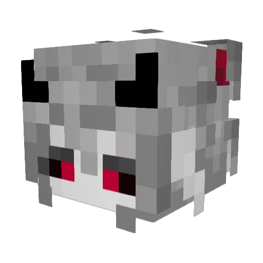 ElainaTheUnicorn Minecraft avatar head, 3D render
